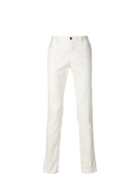 Белые брюки чинос от Incotex