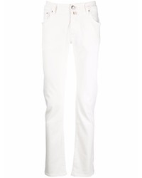 Белые брюки чинос от Jacob Cohen