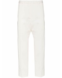 Белые брюки чинос от Jil Sander