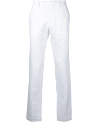 Белые брюки чинос от Kent & Curwen