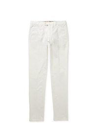 Белые брюки чинос от Loro Piana