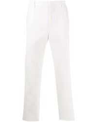 Белые брюки чинос от Maison Flaneur