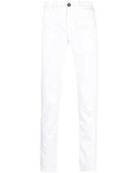 Белые брюки чинос от Moorer