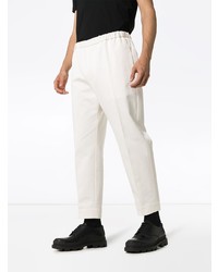 Белые брюки чинос от Jil Sander