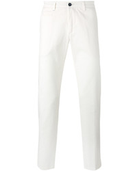 Белые брюки чинос от Re-Hash