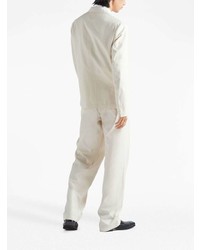 Белые брюки чинос от Prada