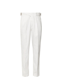 Белые брюки чинос от Rubinacci