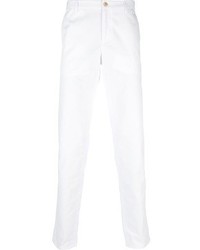Белые брюки чинос от Saint Laurent