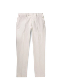 Белые брюки чинос от Salle Privée