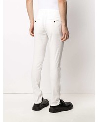 Белые брюки чинос от Dondup