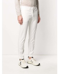 Белые брюки чинос от Fay