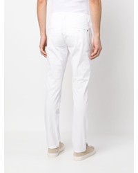 Белые брюки чинос от Dondup