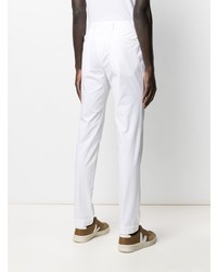 Белые брюки чинос от Incotex