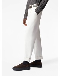 Белые брюки чинос от Tod's