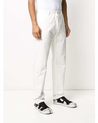 Белые брюки чинос от Maison Margiela