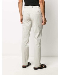 Белые брюки чинос от Dell'oglio
