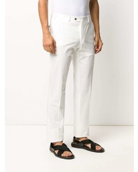 Белые брюки чинос от Corneliani