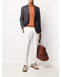 Белые брюки чинос от Canali