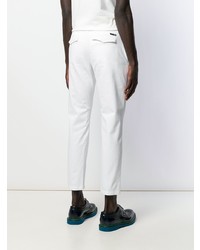 Белые брюки чинос от Pt05