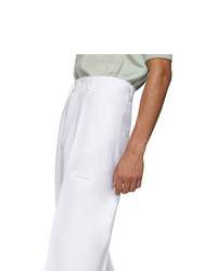 Белые брюки чинос от Random Identities