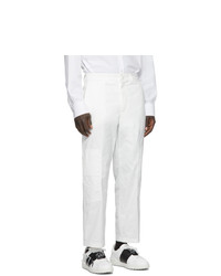 Белые брюки чинос от Valentino