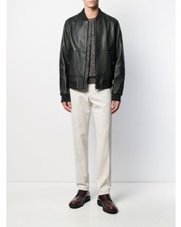 Белые брюки чинос от BOSS