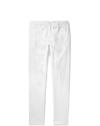 Белые брюки чинос от Zanella