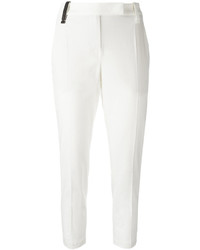Женские белые брюки от Brunello Cucinelli