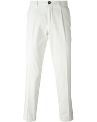 Мужские белые брюки от Brunello Cucinelli