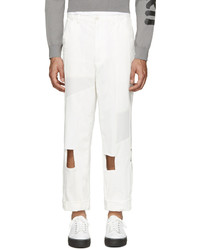Мужские белые брюки от Comme des Garcons