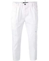 Мужские белые брюки от DSQUARED2