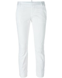 Женские белые брюки от Dsquared2