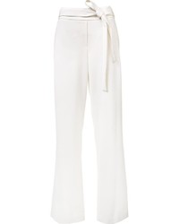 Женские белые брюки от Halston