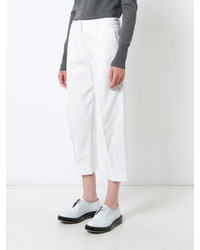 Женские белые брюки от Maison Margiela