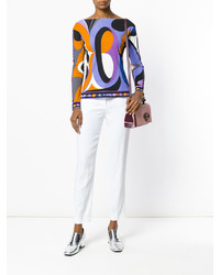 Женские белые брюки от Emilio Pucci