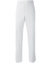 Мужские белые брюки от Thom Browne
