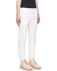 Мужские белые брюки от Sacai