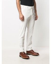 Белые вельветовые брюки чинос от Eleventy