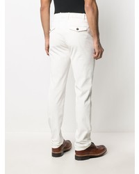 Белые вельветовые брюки чинос от Eleventy