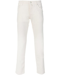 Мужские белые вельветовые брюки от Jacob Cohen