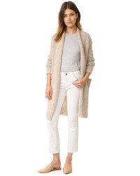 Женские белые вельветовые брюки от J Brand