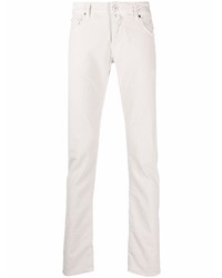 Мужские белые вельветовые джинсы от Jacob Cohen