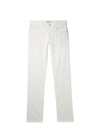 Мужские белые вельветовые джинсы от Loro Piana