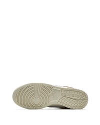 Мужские белые высокие кеды из плотной ткани от Nike