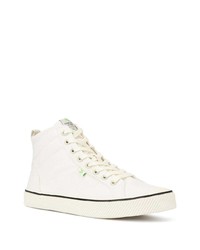 Мужские белые высокие кеды из плотной ткани от Cariuma