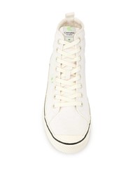 Мужские белые высокие кеды из плотной ткани от Cariuma