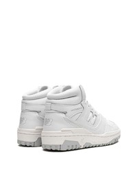 Мужские белые высокие кеды от New Balance