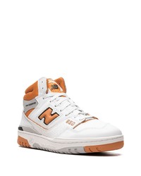 Мужские белые высокие кеды от New Balance