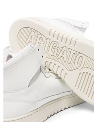 Мужские белые высокие кеды от Axel Arigato