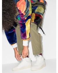 Мужские белые высокие кеды от Axel Arigato